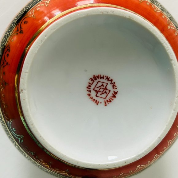 VINTAGE TT Takito Company Hand Painted Japan Tea Pot and Creamer - Picture 11 of 15